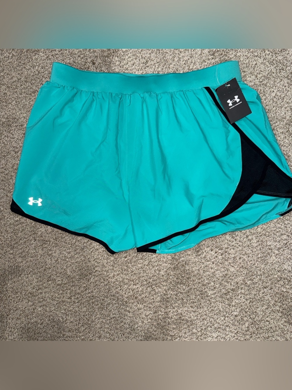 Under Armour Women’s Plus Size 1X Teal Active Shorts